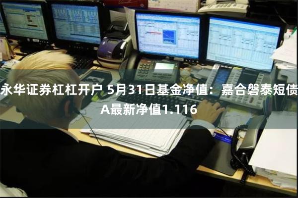 永华证券杠杠开户 5月31日基金净值：嘉合磐泰短债A最新净值1.116