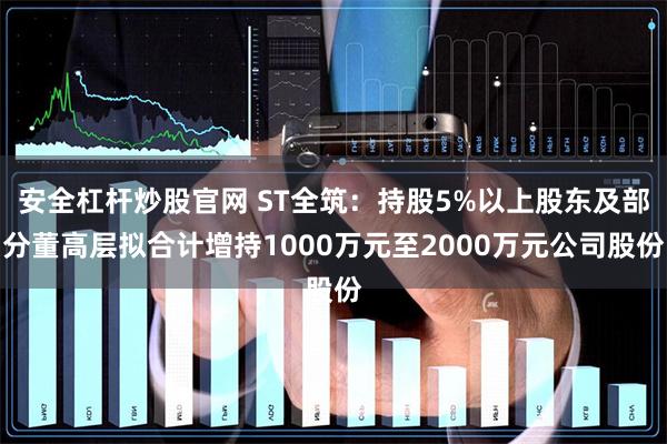 安全杠杆炒股官网 ST全筑：持股5%以上股东及部分董高层拟合计增持1000万元至2000万元公司股份