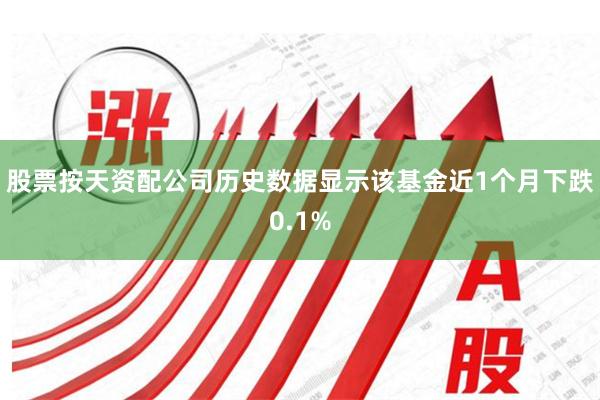 股票按天资配公司历史数据显示该基金近1个月下跌0.1%